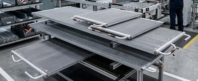 Serpentines de reemplazo Frigoterm en línea de producción